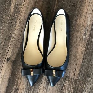 Cole Haan Elsie Bow Flat in Black